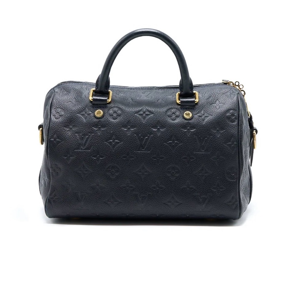 Louis Vuitton Black Monogram Speedy with Gold hardware